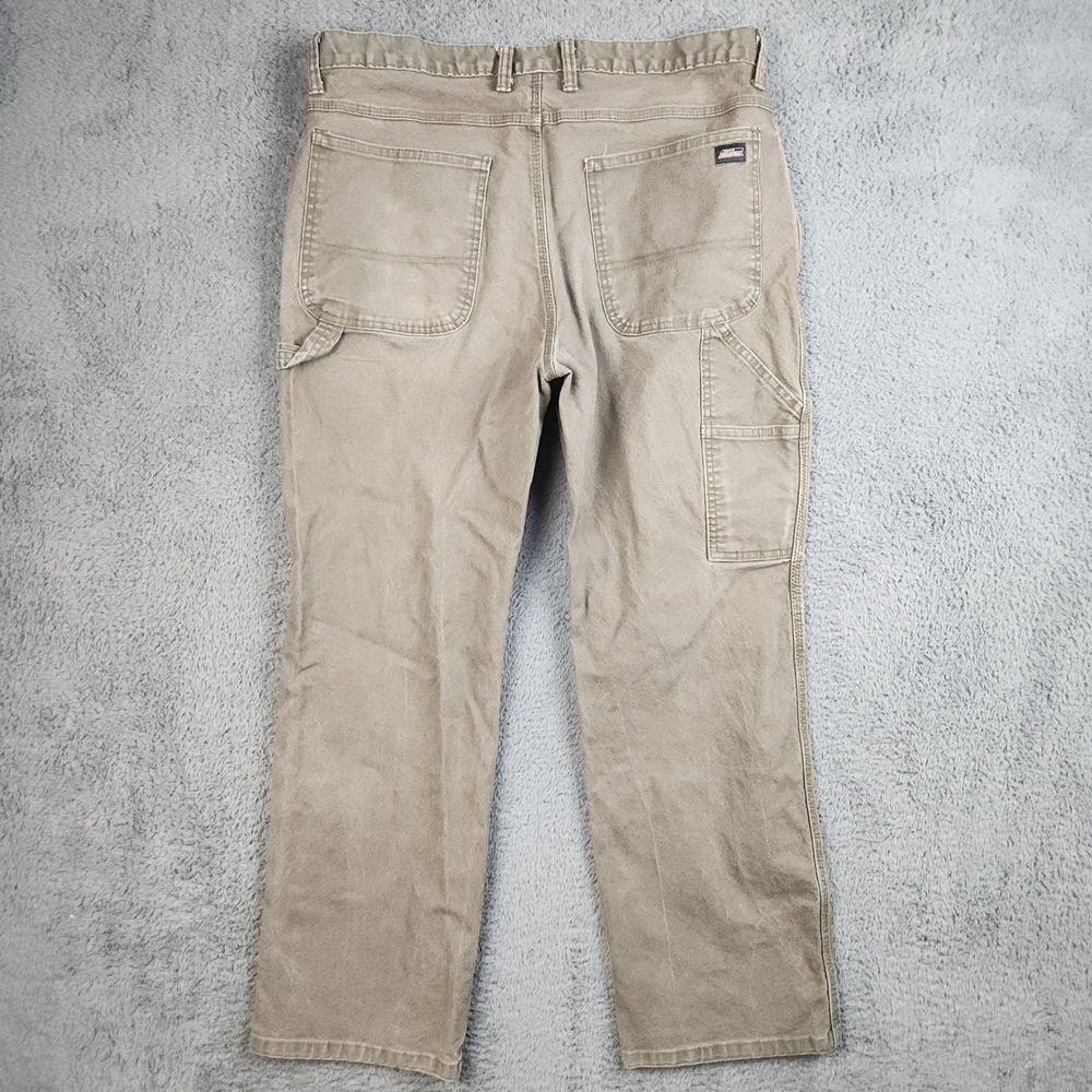 Genuine‎ Dickies Faded Carpenter Duck Men's 36x30 Canvas Work Utility Trousers